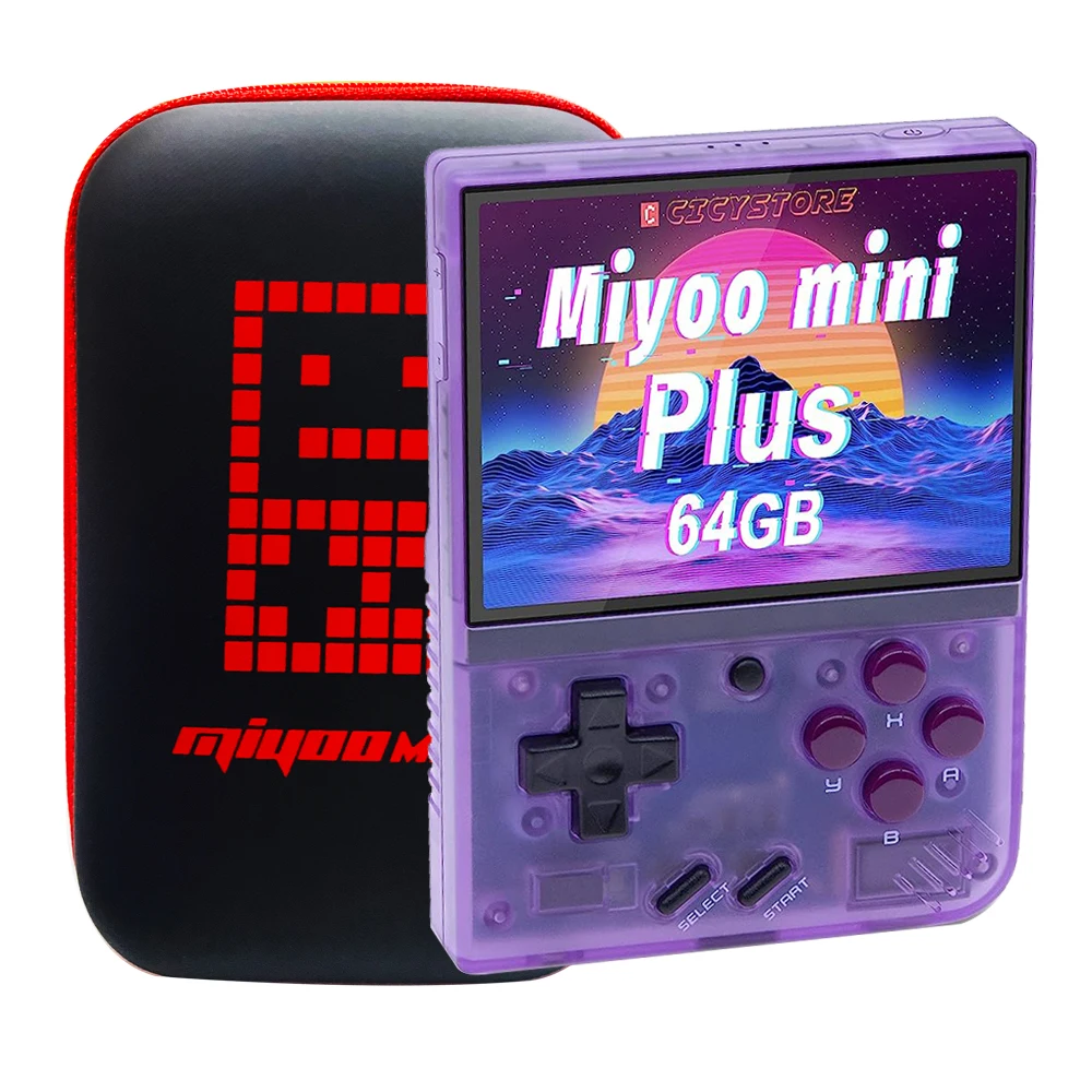 Boyhom Miyoo Mini plus tragbare Retro-Handheld-Videospiel konsole Linux-System klassischer Spiele mulator 3,5 Zoll ips HD-Bildschirm