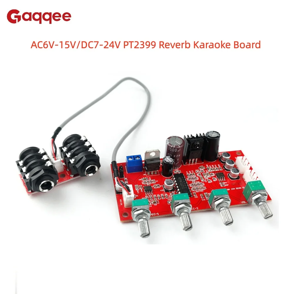 Karaoke Board AC6V-15V/DC7-24 Digitale Mikrofon Verstärker Bord M65831 Audio Verstärker Mikrofon Bord Image