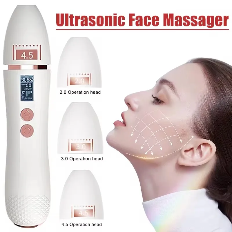 Handheld 7D Mini Ultraschall Facelifting Massagegerät SPA Schönheit Maschine Falten Entfernung Anti-Aging Hautstraffung Augenpflege Image