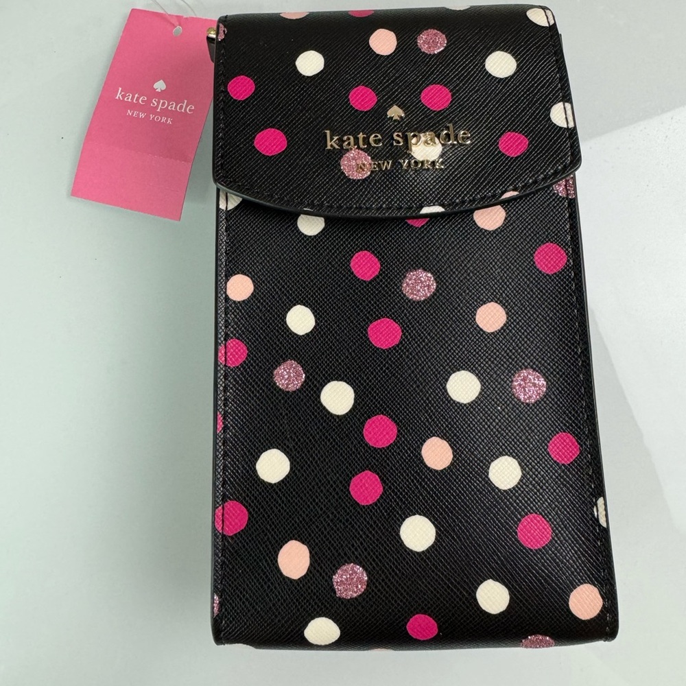 Kate Spade Cell Phones & Accessories | Kate Spade Polka Dot Phone Case | Color: Black/Pink | Size: Os