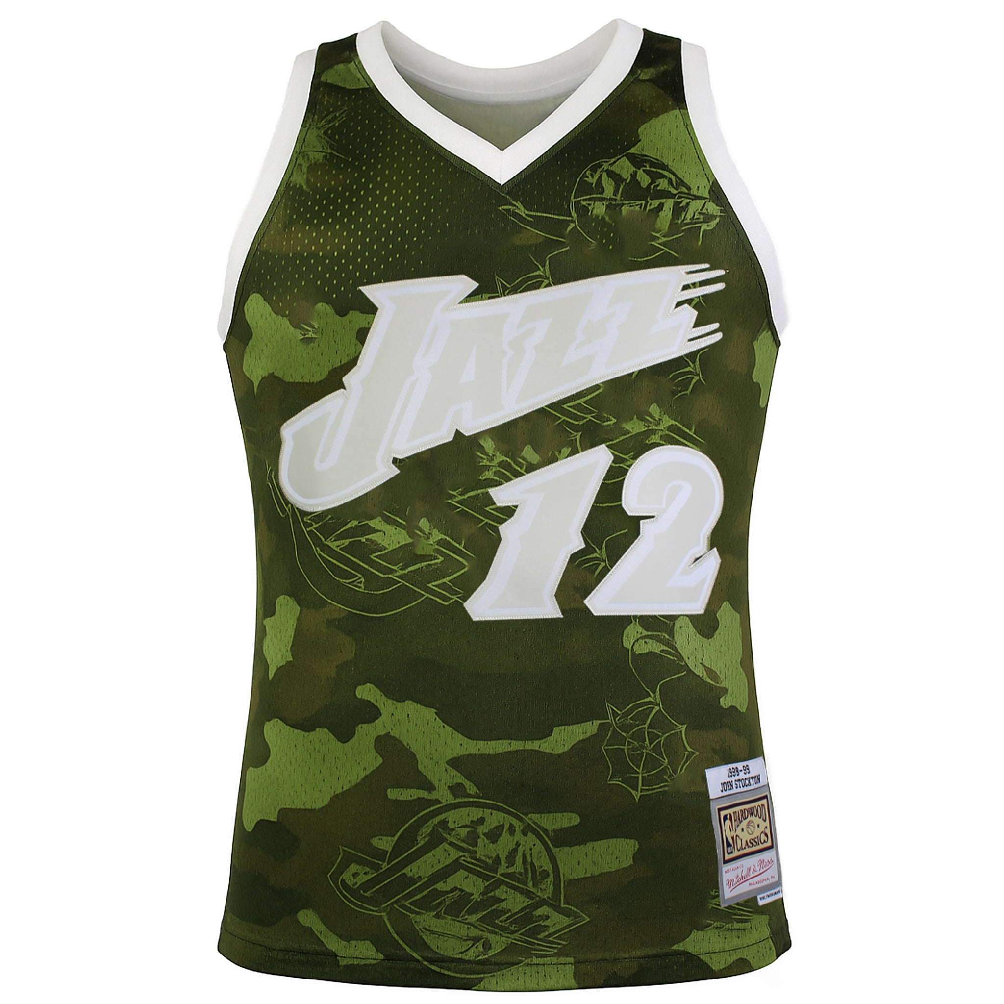 Mitchell & Ness NBA Utah Jazz 12 Stockton Swingman Trikot Image