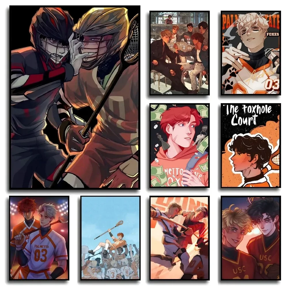 The Game The Fox Hole Court Poster, kein gerahmtes Poster, Kraft-Club-Bar-Papier, Vintage-Poster, Wandkunst, Malerei, Schlafzimmer, Arbeitszimmer, Aufkleber