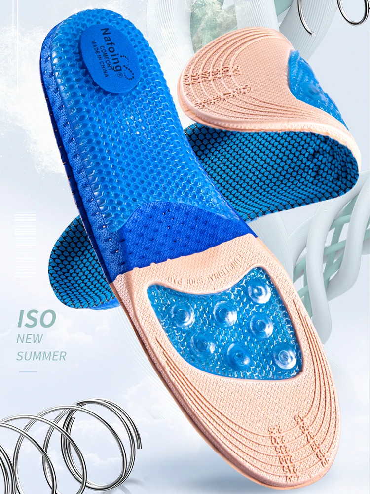 Orthopädische Einlegesohlen für Schuhe, Sport, stoßdämpfende Einlegesohle für Füße, Fußgewölbeunterstützung, Plantarfasziitis, Schuhsohle Image