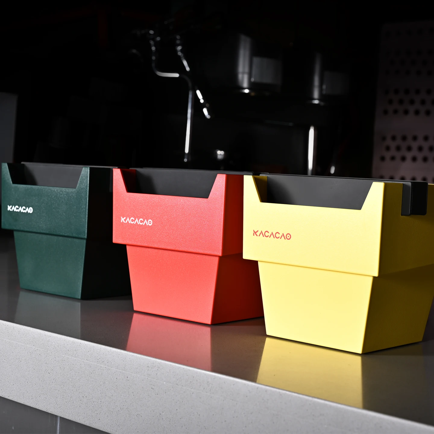 KACACAO Espresso Knock Box Kaffeesatz Behälter Anti Slip Dump Bin Mahlen Für Delonghi Breville Zubehör Barista Werkzeuge Image