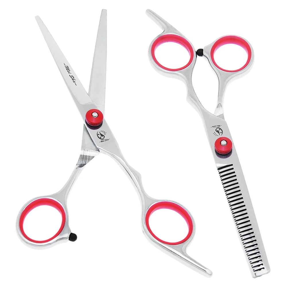 6 "Friseurschere Haarschneideschere Effilierschere Professionelle Haarschneidemaschine Edelstahl Friseur Tijeras A0040A Image