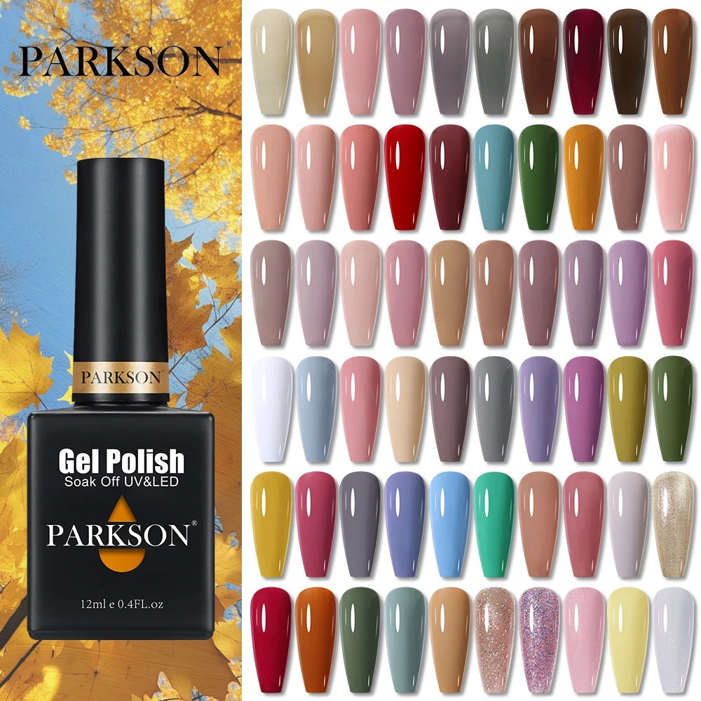 Parkson Hema Tpo Free Nagelgellack Herbst Winter Farbe 12ML Semi Permanent Soak Off UV Gel Hybrid Lack Nail Art Maniküre Image