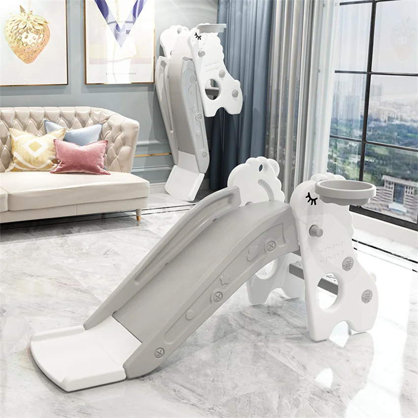 Klappbare Rutsche für Kinder, super tragende Kinder-Kletterer-Spielrutsche, Haushalts-Außengutsche für 6 Monate bis 2 Jahre Image