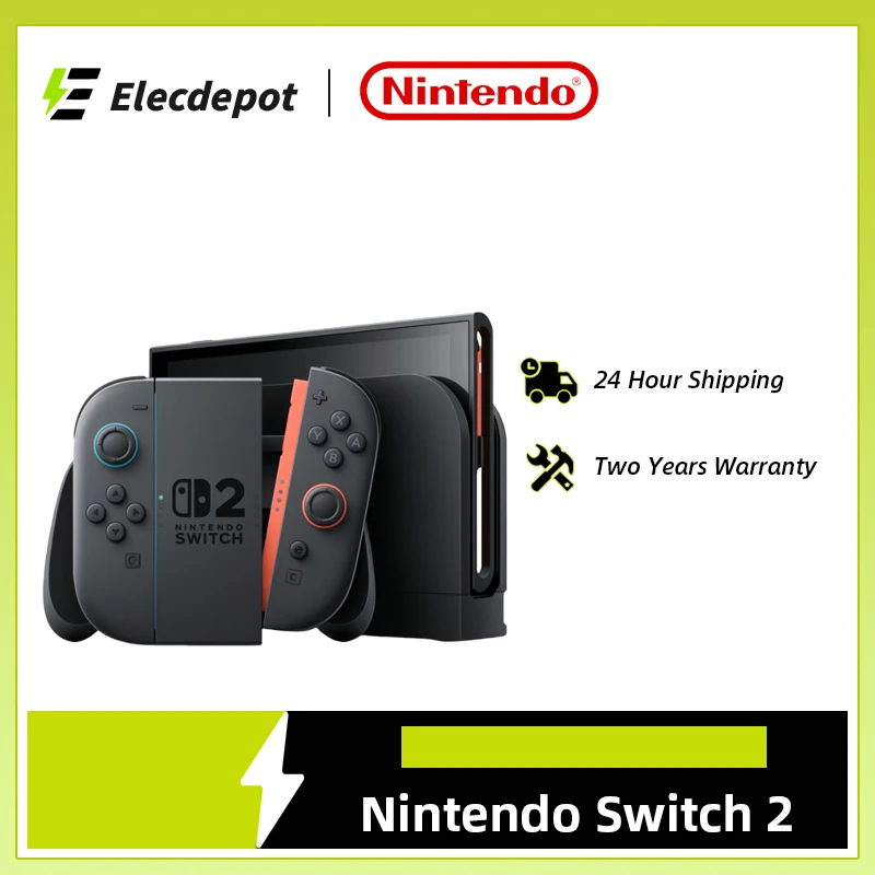 Nintendo Switch 2 System Spielkonsole 7,9-Zoll-LCD-Bildschirm mit großem Farbraum HDR10 120 Hz Joy-Con 2 Controller TV-Modus Videospiel