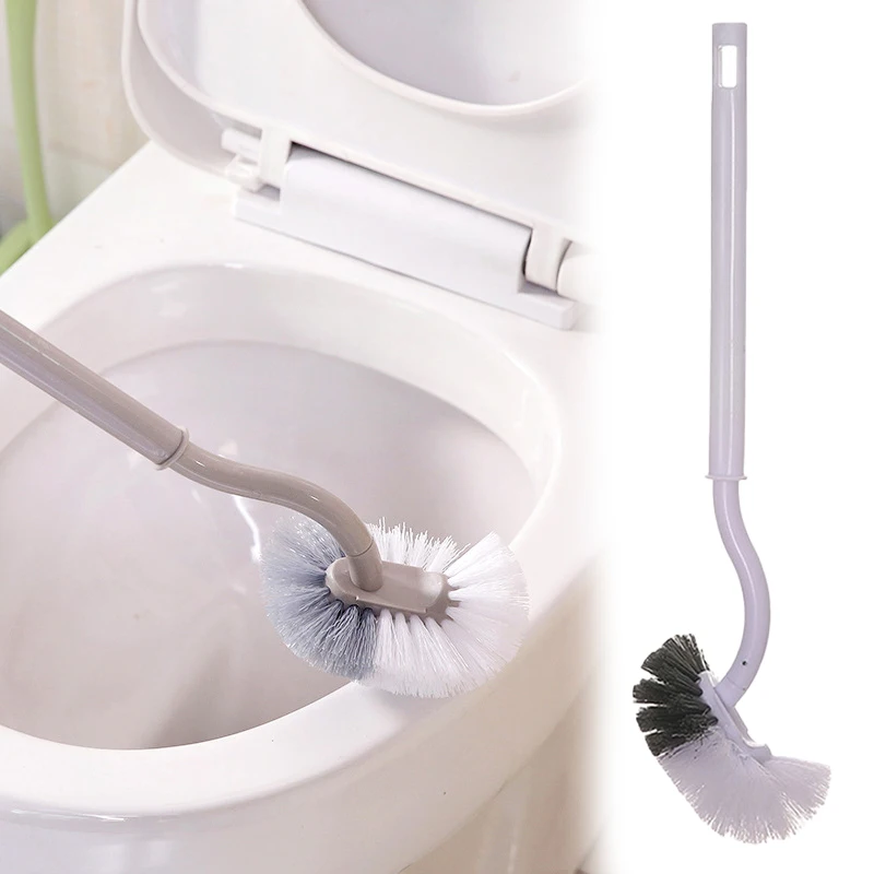 Bad Wc Pinsel Wand-montiert S-typ Kurve Pinsel Gebogenen Kopf Ecke Lücke Pinsel Weiches Haar Haushalts Artikel Reinigung werkzeuge Wc
