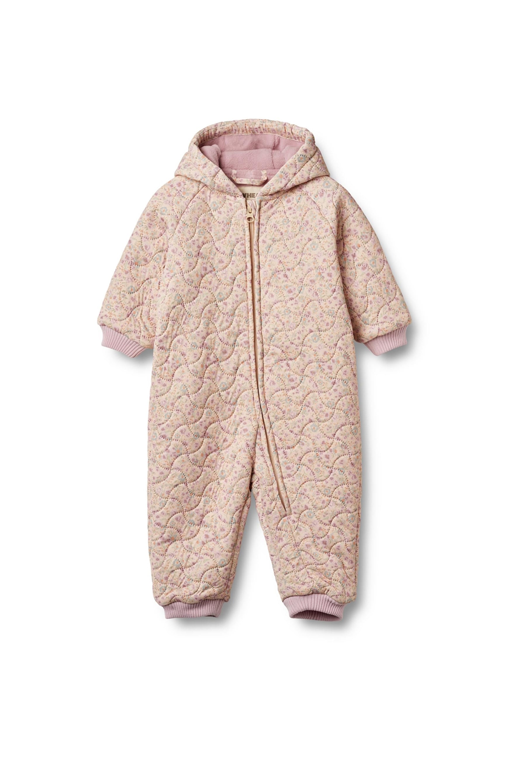 Jumpsuit WHEAT "WHEAT Thermoanzug Kuschel", Mädchen, Gr. 68, pansies, 100% Polyester (Recycelt), normal, Overalls Jumpsuit Image