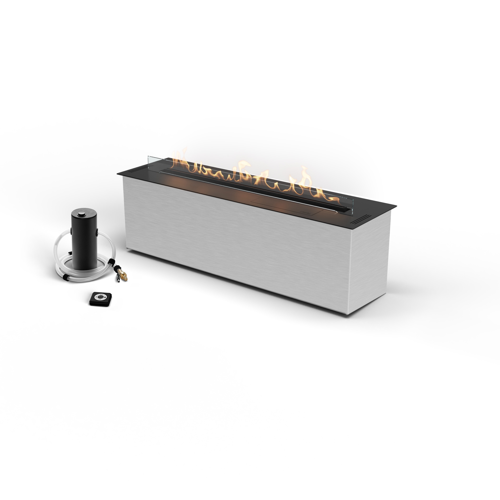 Planika Fire Line Automatic 4+ (FLA4+) [automatischer Ethanol Brenner]: 990 mm - mit Smart Home Integration