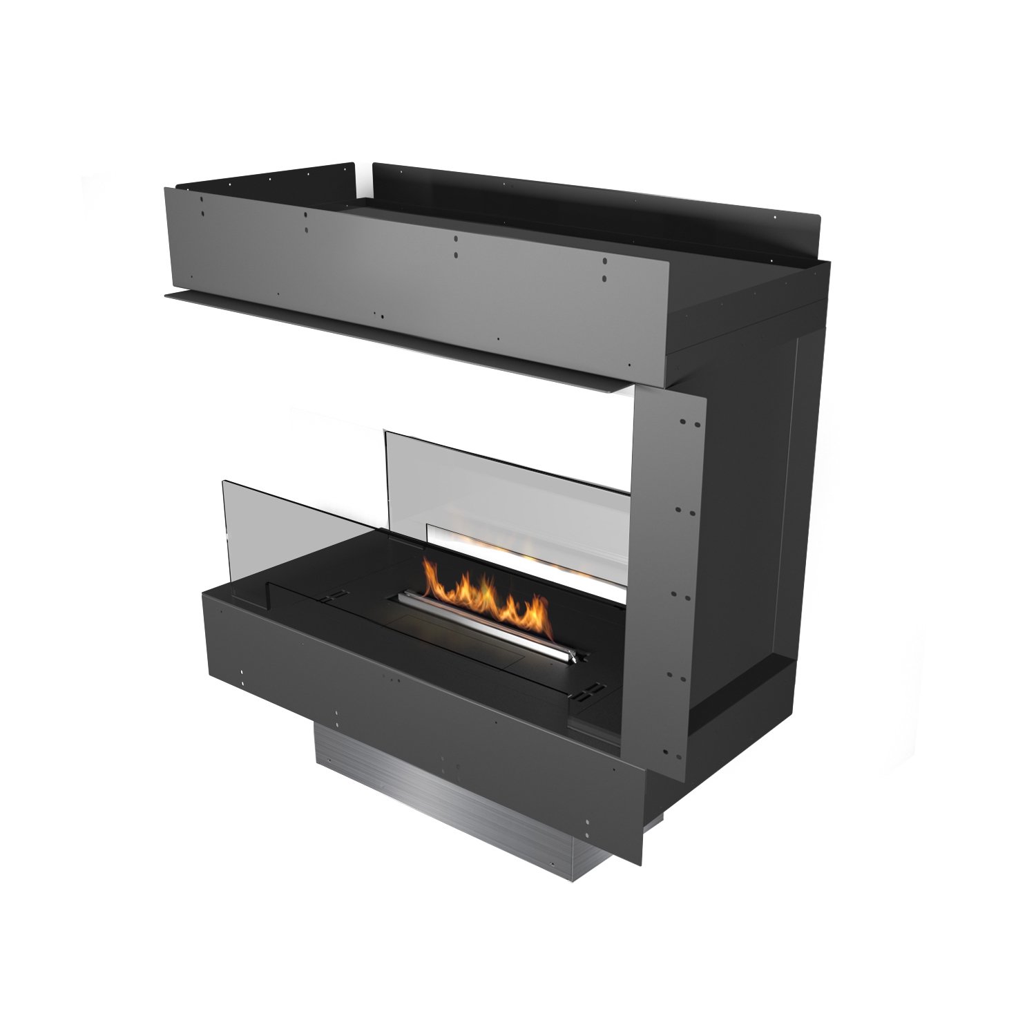 Planika Forma Raumteiler [Ethanol Einbau Gehäuse mit Automatikbrenner]: 800 mm Image