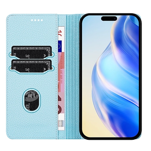 Handy Hülle Handyhüllen Für iPhone 17 Pro Max 17 Air 17 16 15 14 Pro Max Plus 13 Pro Max Mini Brieftaschenhülle Stoßfest Retro PU-Leder Image