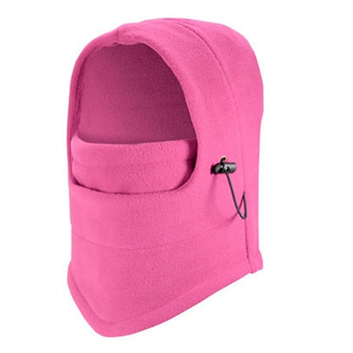 Per uomo Unisex Passamontagna da sci Passamontagna Passamontagna in pile Cappello protettivo Cappelli Invernali Nero Rosa Fibre Acriliche Pile Accogliente Abbigliamento quotidiano Uscire Colore