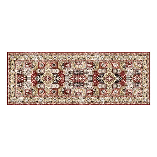 Bereichsteppich für Wohnzimmer und Schlafzimmer faltbar weich rutschfest dicker Imitations-Kaschmir runder Teppich Nachttischmatte waschbar Wohnkultur Teppich Image