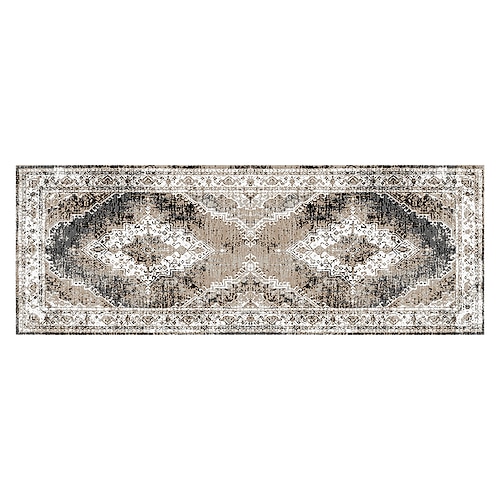 Bereichsteppich für Wohnzimmer und Schlafzimmer faltbar weich rutschfest dicker Imitations-Kaschmir runder Teppich Nachttischmatte waschbar Wohnkultur Teppich Image