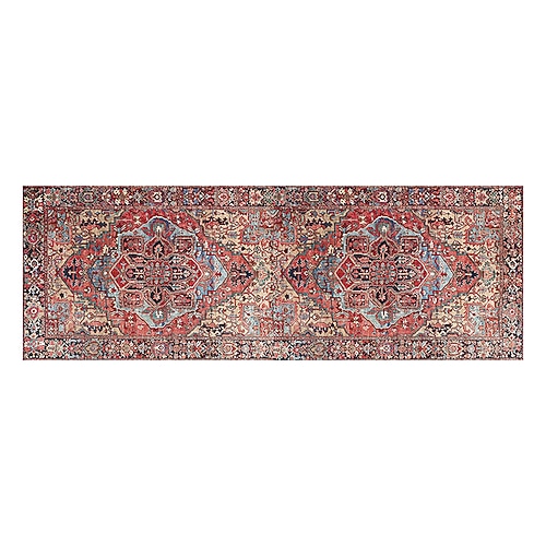 Bereichsteppich für Wohnzimmer und Schlafzimmer faltbar weich rutschfest dicker Imitations-Kaschmir runder Teppich Nachttischmatte waschbar Wohnkultur Teppich Image