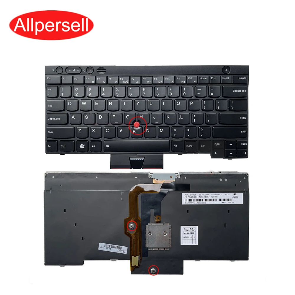 Laptop-Tastatur für T430 X230 L430 T430S T430I T530 X230I L530 W530 brandneu