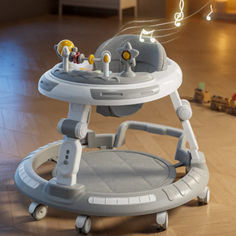 6–30 Monate altes Baby, faltbarer Lauflernhilfe, multifunktionaler Laufhilfewagen mit Musikscheibe, Lauflernhilfe, rutschfester Wagen Image