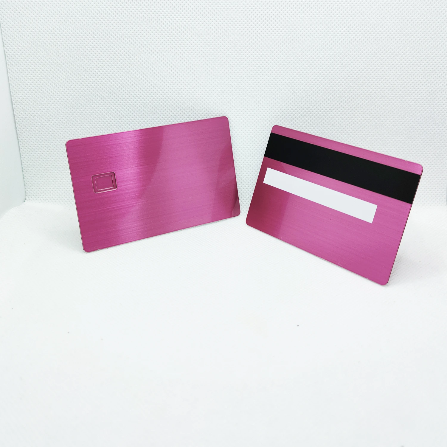 10 Pezzi Carta di credito metallica, carta bancaria, carta bancomat con incisione laser DIY personalizzata, slot per chip grande e piccolo, per regalo e collezione, solo uso come carta regalo