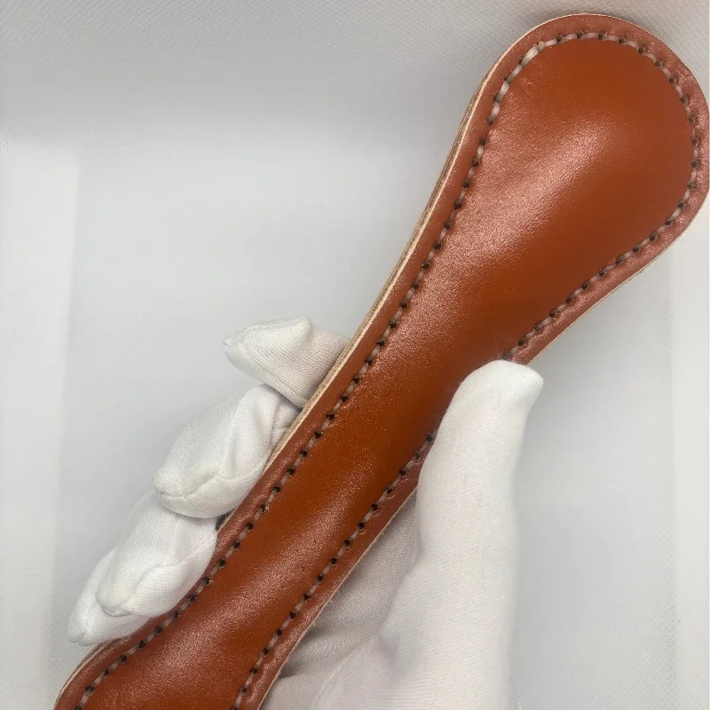 1PC 26cm Große Verteidigung Fitness Leder Klöppel Kopf Rindsleder Übung Klöppel Hand Genäht Camping Fitness Integrierte Blei block Image