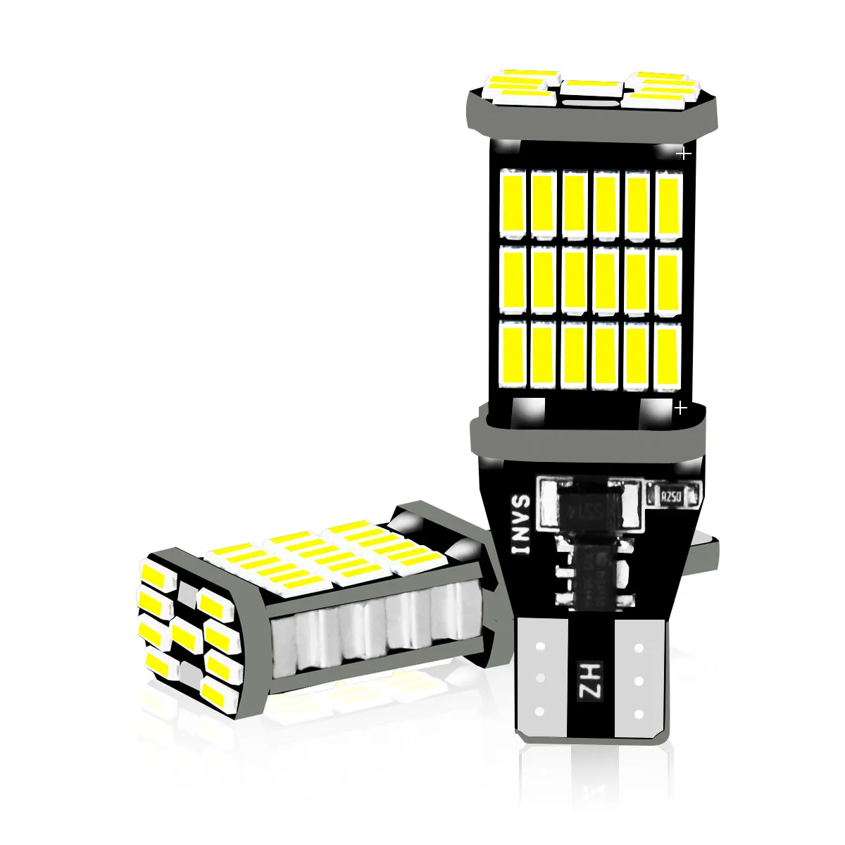 2 Stück T15 45LED W16W LED Backup Light Reservelampe Hochleistungs-LED W16W 921 912 Image