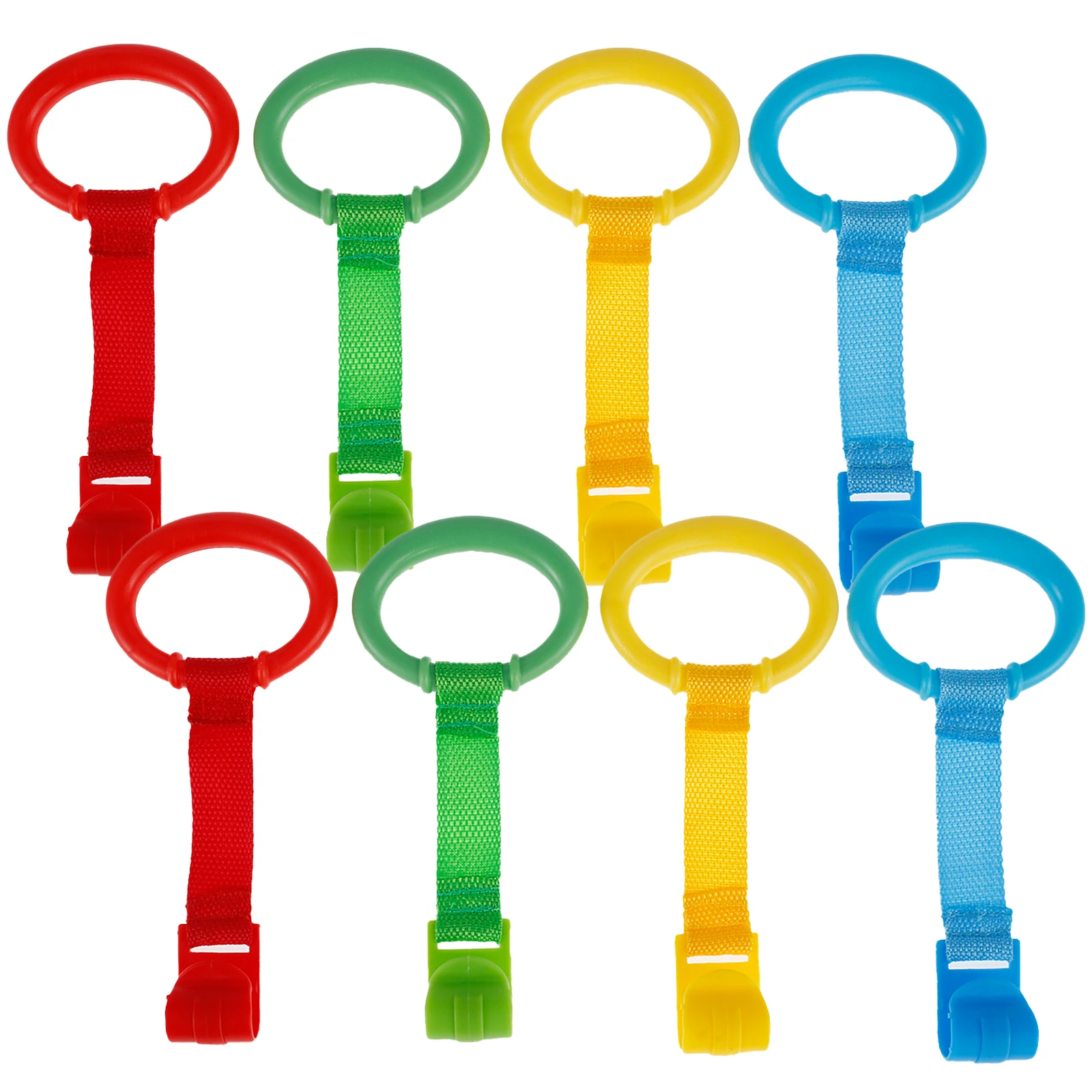Baby Krippe Zugring Baby Gehübungen Assistent Krippe Zugringe Balance Training Ring Hängen Anhänger Kleinkind Zugringe Image