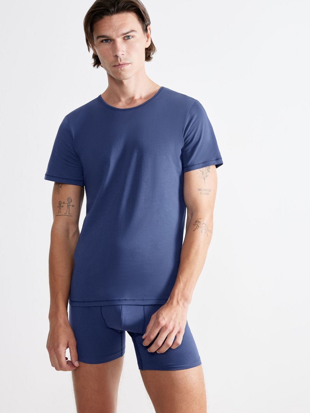 sloggi T-Shirt Herren blau, L Image