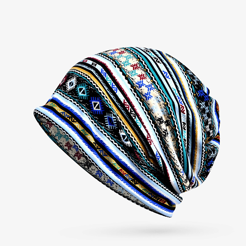 Men's Beanie Hat and Scarf Set Wine Red Black Acrylic Fibers Knitted Two Ways To Use Sports Outdoors Casual Outdoor Home Daily Flower / Plants Elastic Casual / Daily