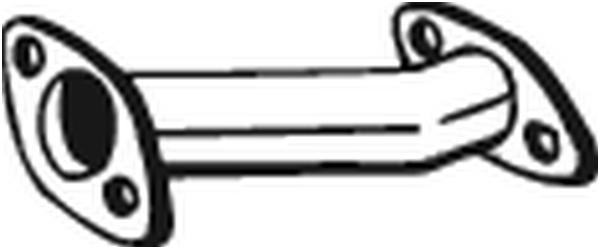 VEGAZ Abgasrohr TOYOTA TR-137 1742002130,BM70616,174101A43022 Image