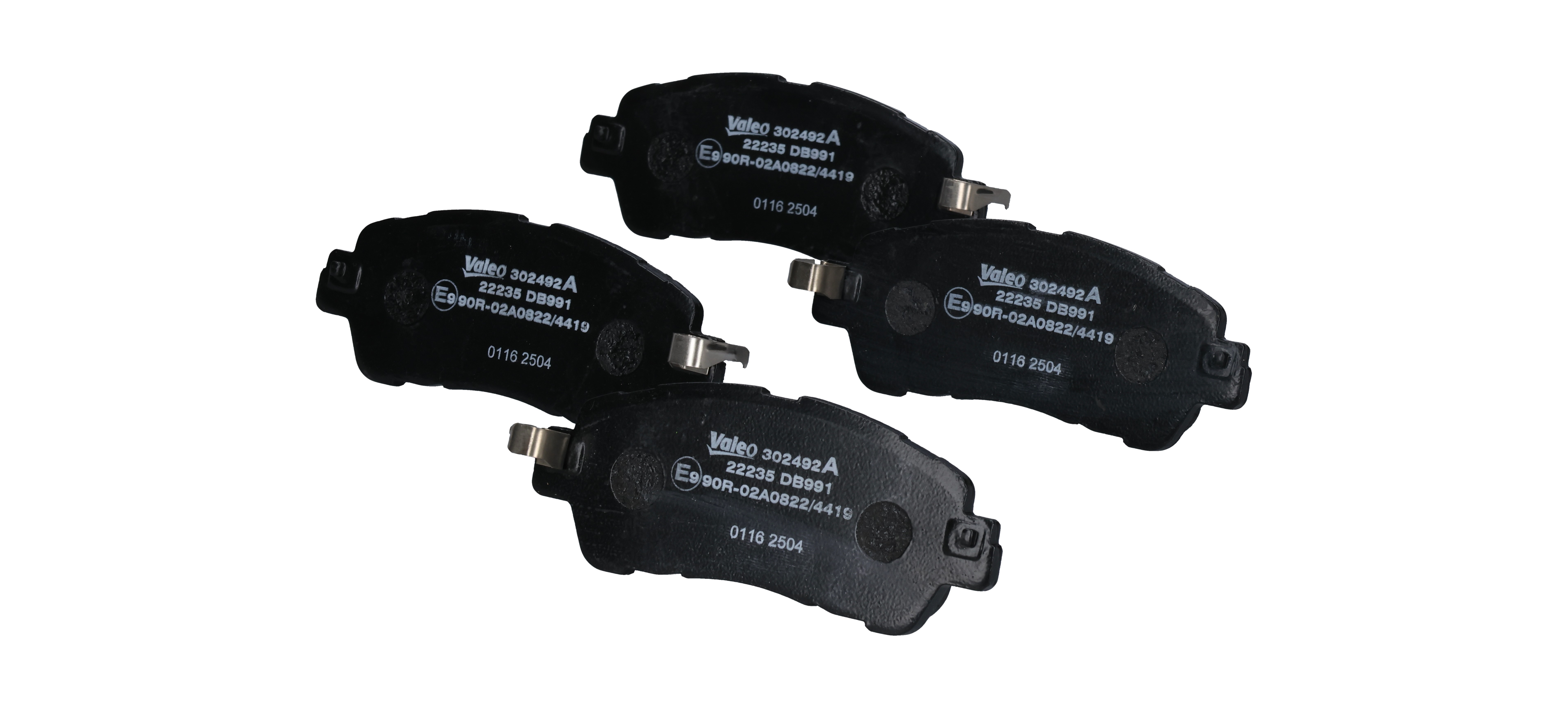 VALEO Bremsbelagsatz MAZDA 302492A DAY63329ZB,DBY13328ZA,DHY83328Z DHY93328Z,DAY53328ZA,DAY63328ZA Image