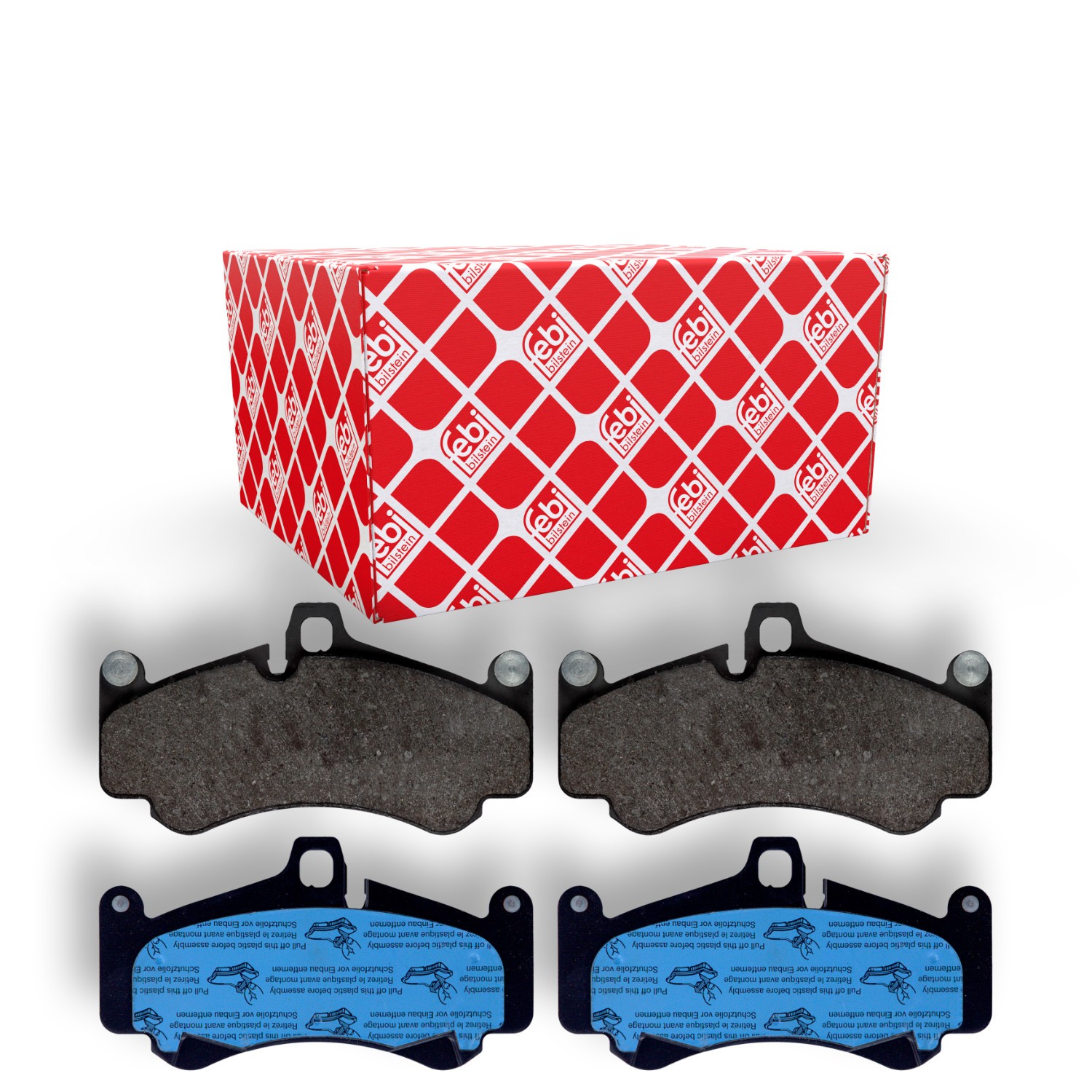 FEBI BILSTEIN Bremsbelagsatz PORSCHE 116173 99735194700 Bremsbeläge,Bremsklötze,Bremssteine,Bremsbeläge & Bremsbelagsatz,Bremsklötze & Bremsbelagsatz Image