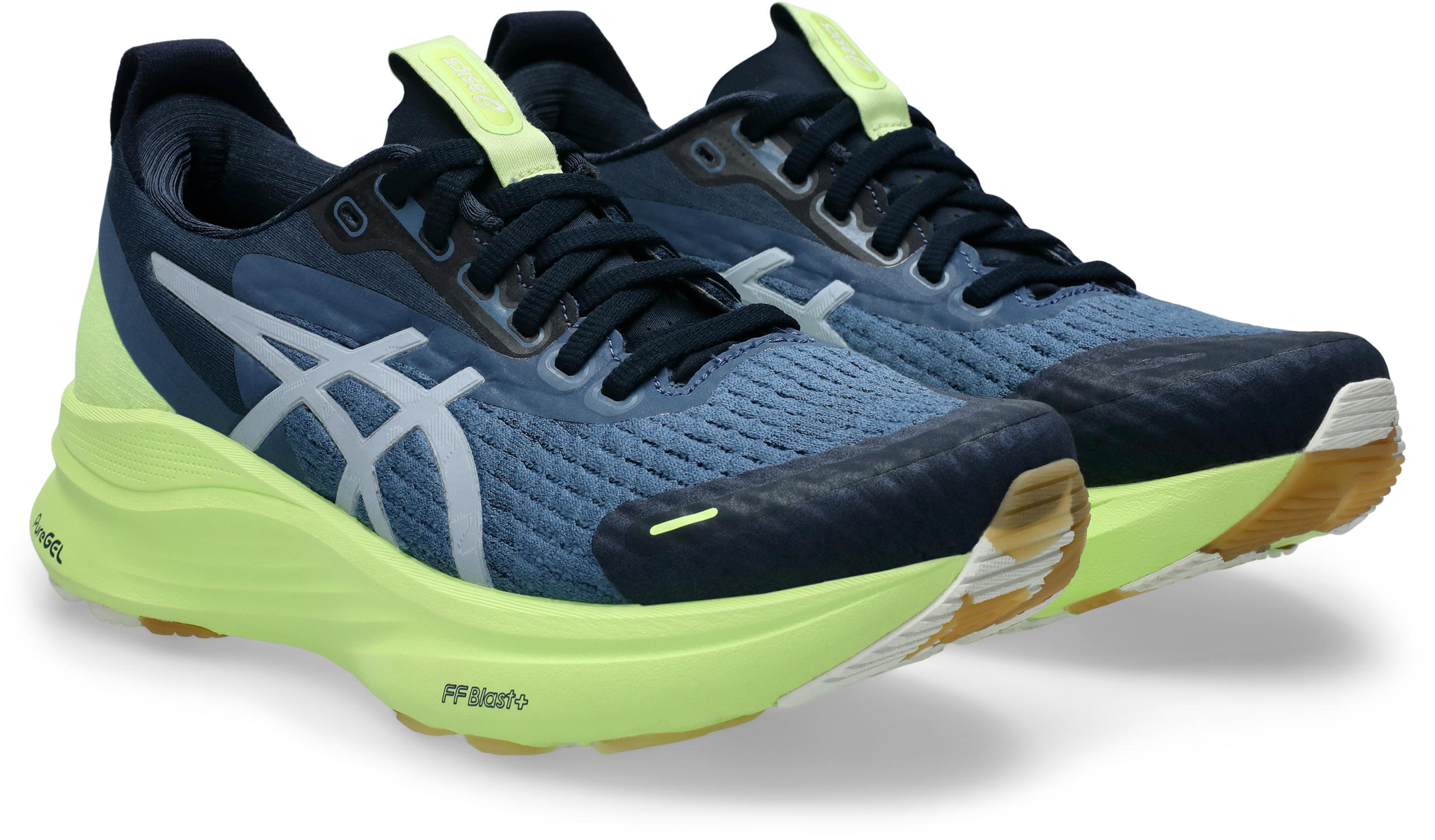 Laufschuh ASICS "GEL-KAYANO 32 LITE-SHOW", Damen, Gr. 42, lite, show, lucid gelb, Textil, Schuhe Laufschuh, für mehr Stabilität