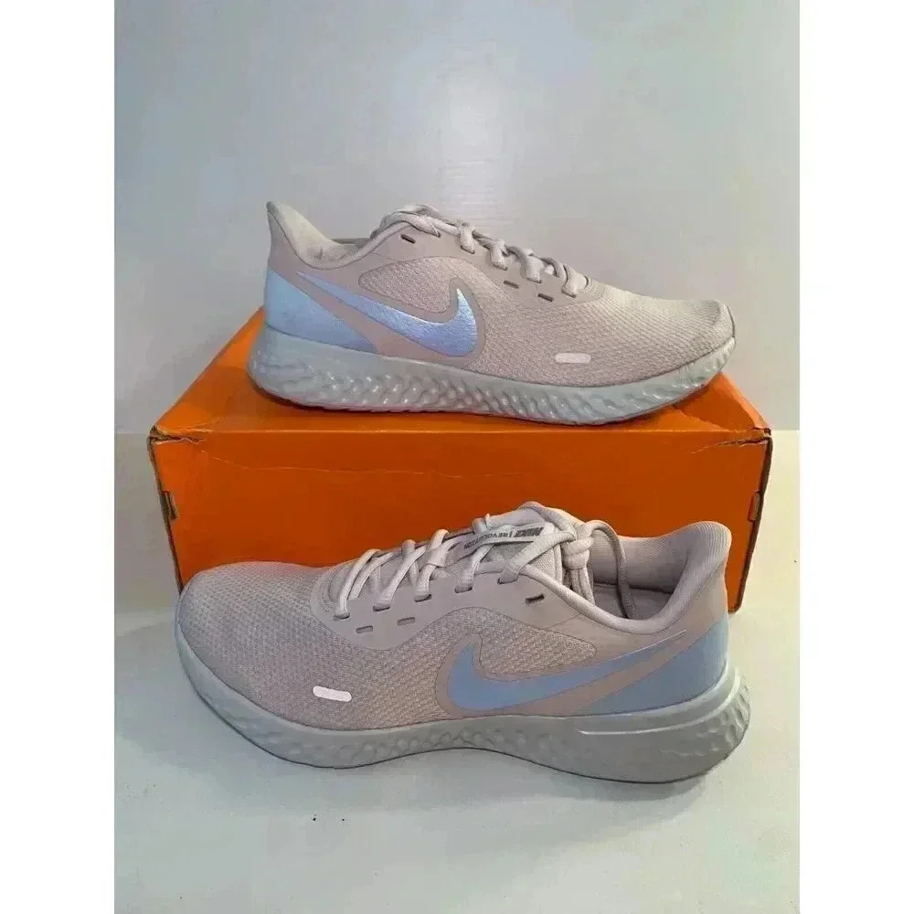 Nike Shoes | .973 Nike Womens Nike Revolution 5, Barely Rose/Hydrogen Blue-Us 10 Womens | Color: Blue | Size: 10