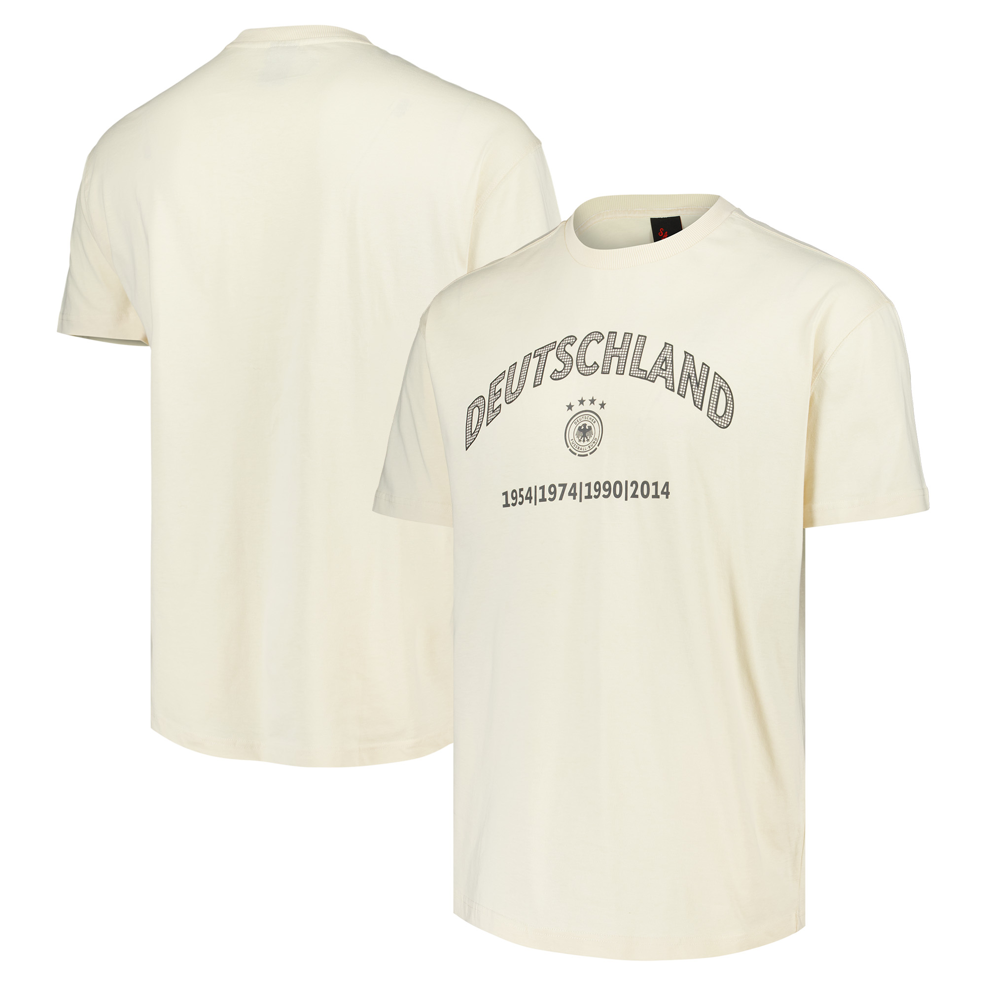 Germany Elements Superweiches Kurzarm-T-Shirt – Whitecap Grey – Herren Image