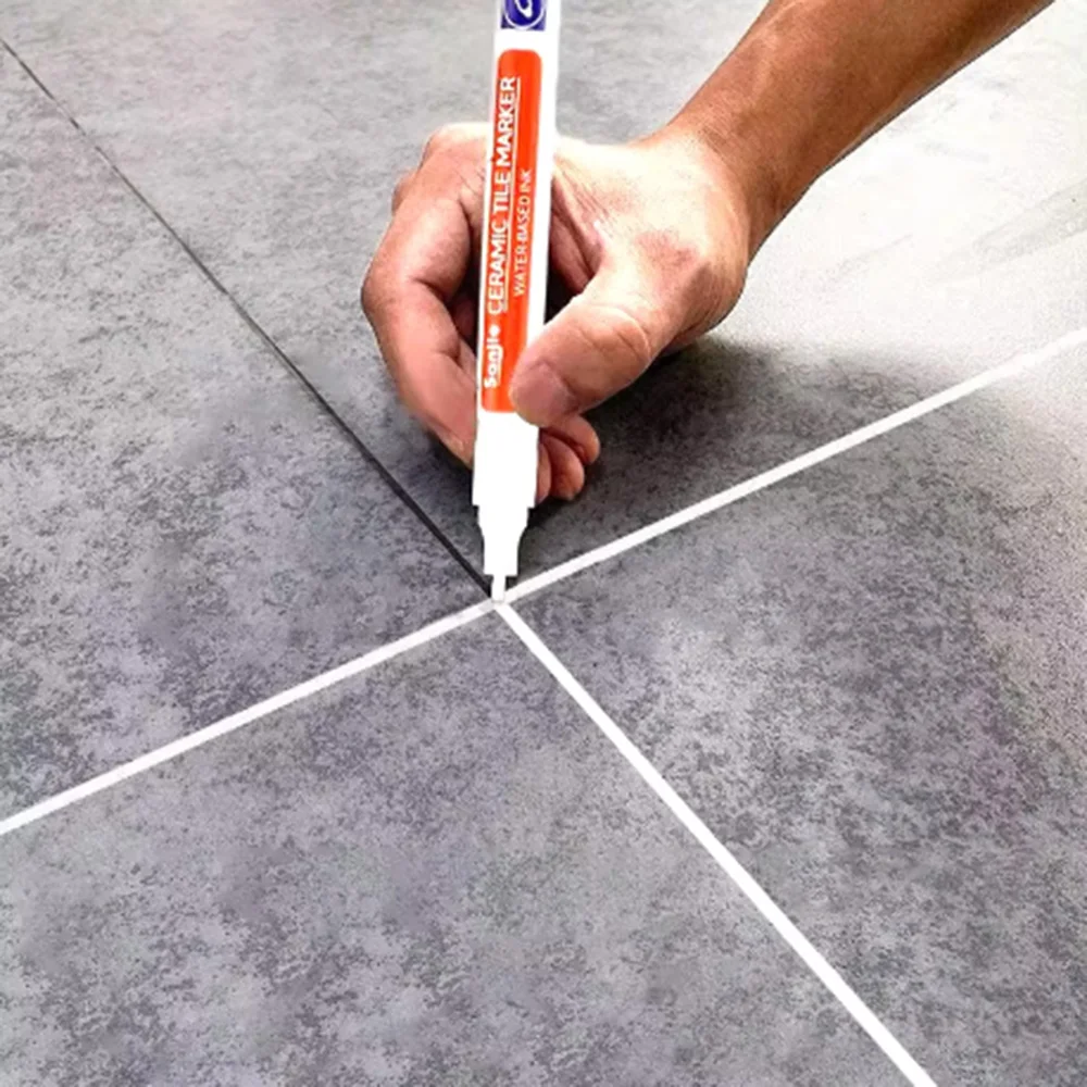 1PC Wasserdicht Marker Stift Wand Naht Reparatur Fliesen Mörtel Marker Stifte Boden Badezimmer Dekontamination Pinsel Werkzeuge Image