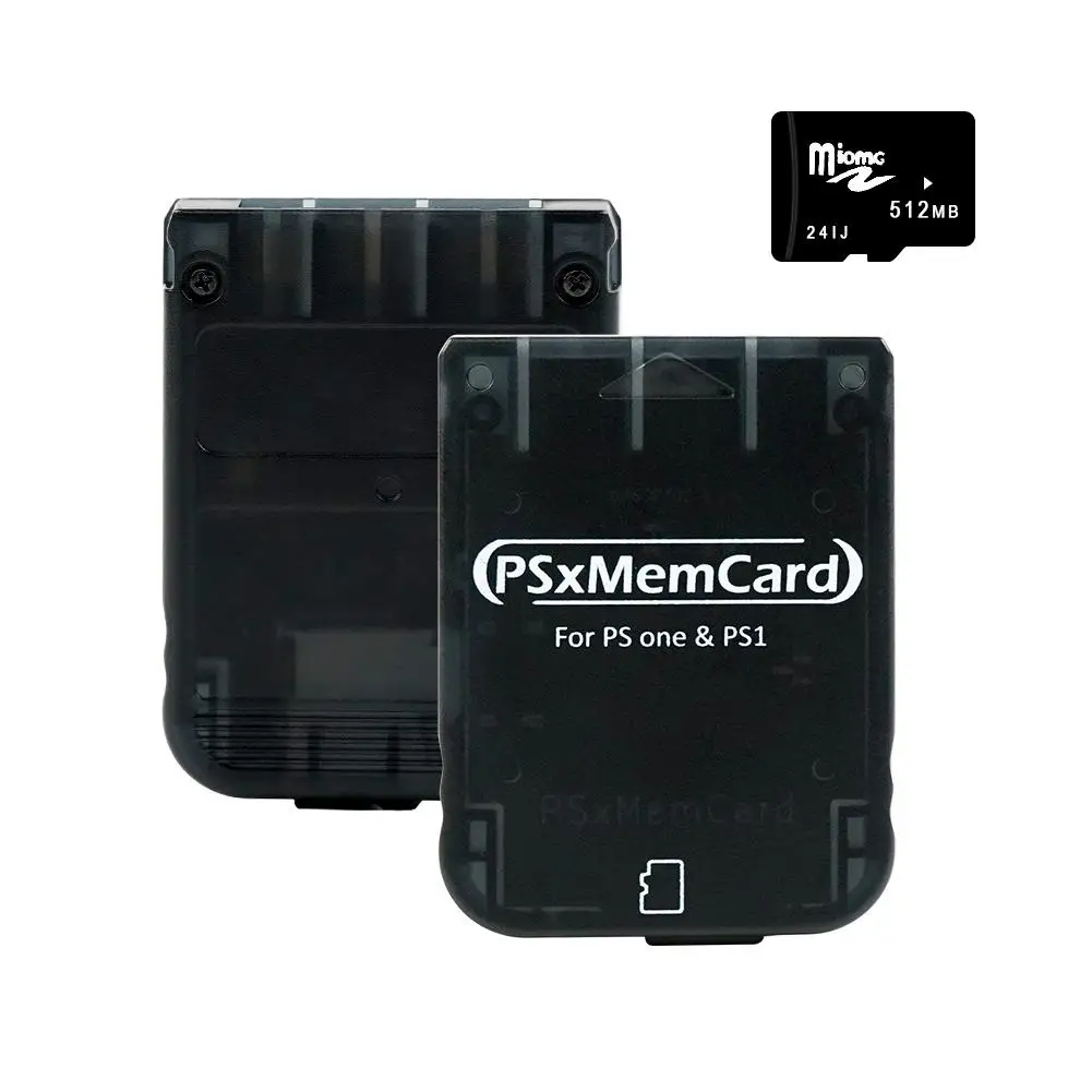 PSxMemCard PSX Memory Card Save Data Game Card For PlayStation PS1 PS One Game Console Support MicroSD Card