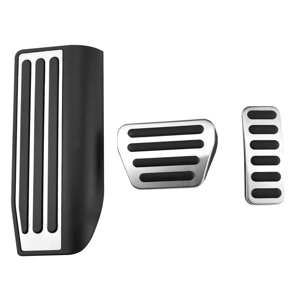 Edelstahl-Auto-Pedalabdeckung für Land Rover Range Rover Sport Discovery 5, L405, L494, L462, LHD-Brems-Gaspedal-Restpedale Image