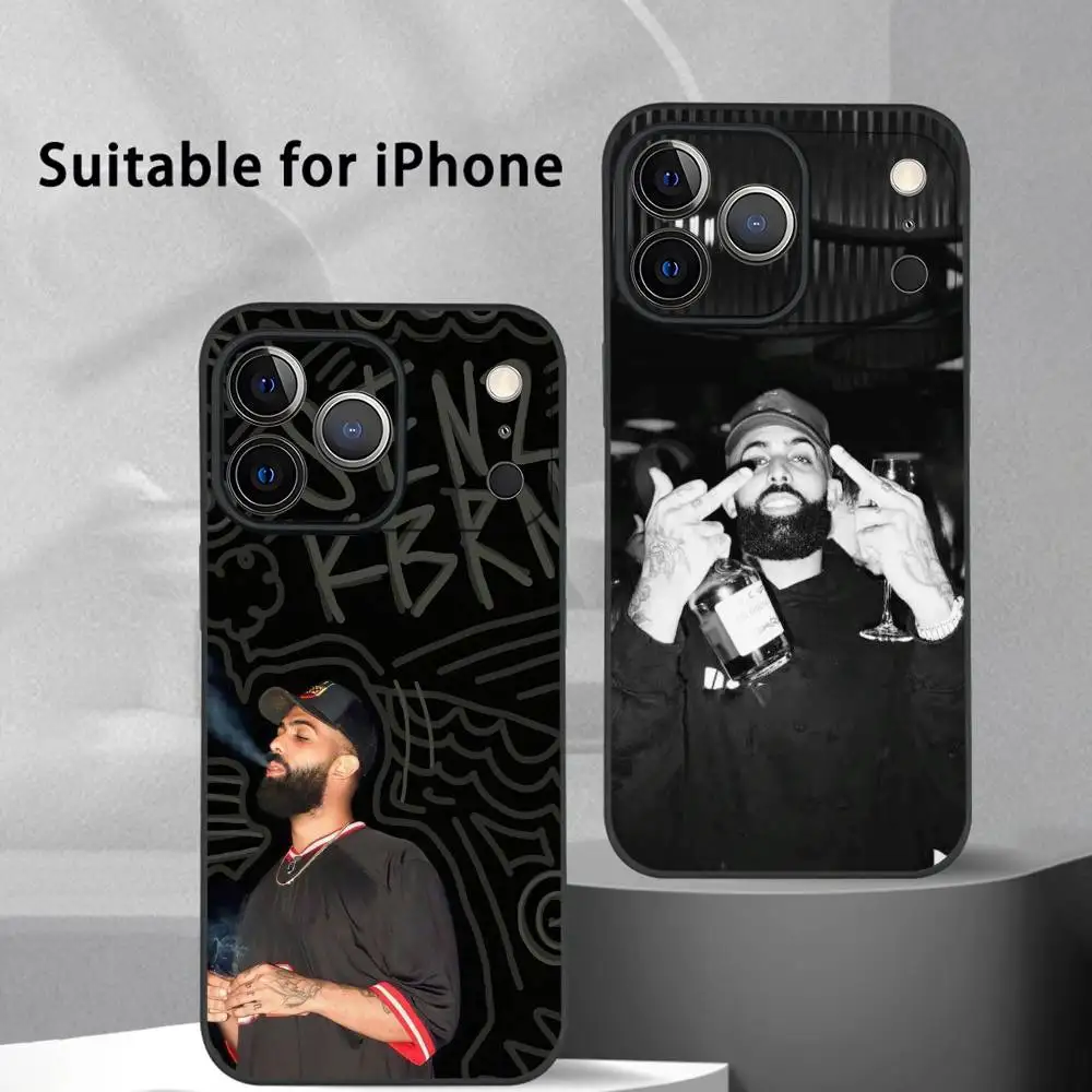 Eladio C-Carrion DON KBRN Handyhülle für IPhone 17 16 15 14 13 12 11 Pro Max Plus Mini Schwarz Frosted Soft Shell Funda Image