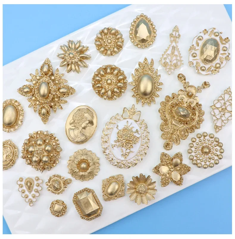 Fotorahmen Spiegel Silikonform Harz Werkzeuge Sugarcraft Cupcake Backform Fondant Kuchen Dekorieren Werkzeuge Image