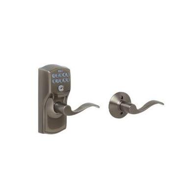 Schlage FE575CAM620ACC Antique Pewter Electronic Security Camelot Keypad Entry