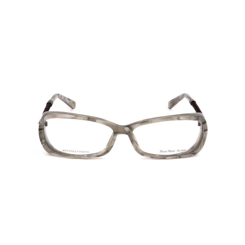Bottega Veneta Womens Bv97v Grey Rectangle Eyeglasses - Silver - One Size | Bottega Veneta Sale | Discount Designer Brands