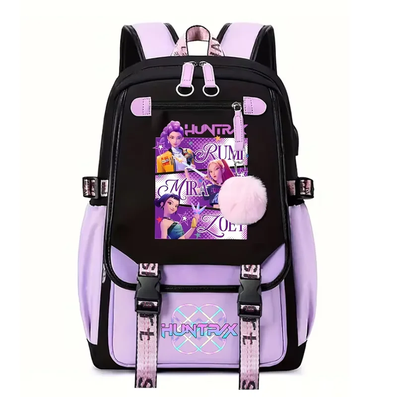Pour Demon Hunter sac à dos pour fille retour école cadeau sac d'école Y2K mignon imprimé femme voyage décontracté grande capacité sac à dos