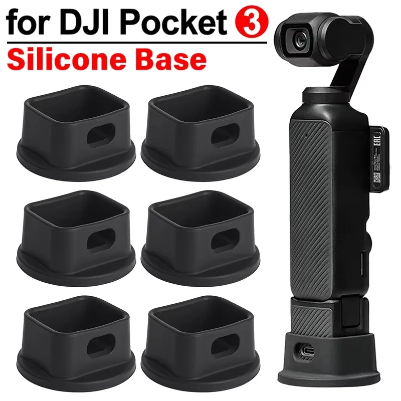 Anti-Rutsch-Basis für DJI Pocket 3, Silikon-Festhalterung, Basisverlängerung für DJI OSMO Pocket 3, Handheld-Sportkamera-Zubehör Image