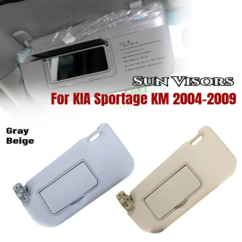 Per KIA Sportage KM 2004 2005 2006 2007 2008 2009 Sinistra Destra Parasole Visiera Parasole Scudo Ombra Bordo con Specchio