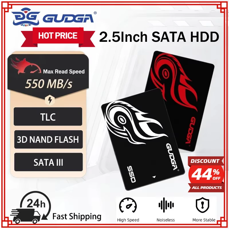 GUDGA SSD SATA3 1 TB 2 TB 4 TB 2,5 "SATAIII Festplatte SSD Festplatte Interne Solid State festplatte Für Laptop Micro Computer Desktop Solid State Drive 2 tb 1 tb ssd Großhandel Image