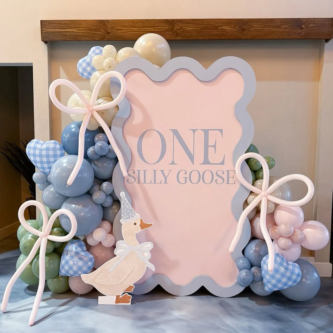 Geburtstag Party Ballon Retro Rauch Blau Sand Weiß Latex Ballon Karierten Liebe Ballon Geburtstag Hochzeit Dusche Party Dekoration Image