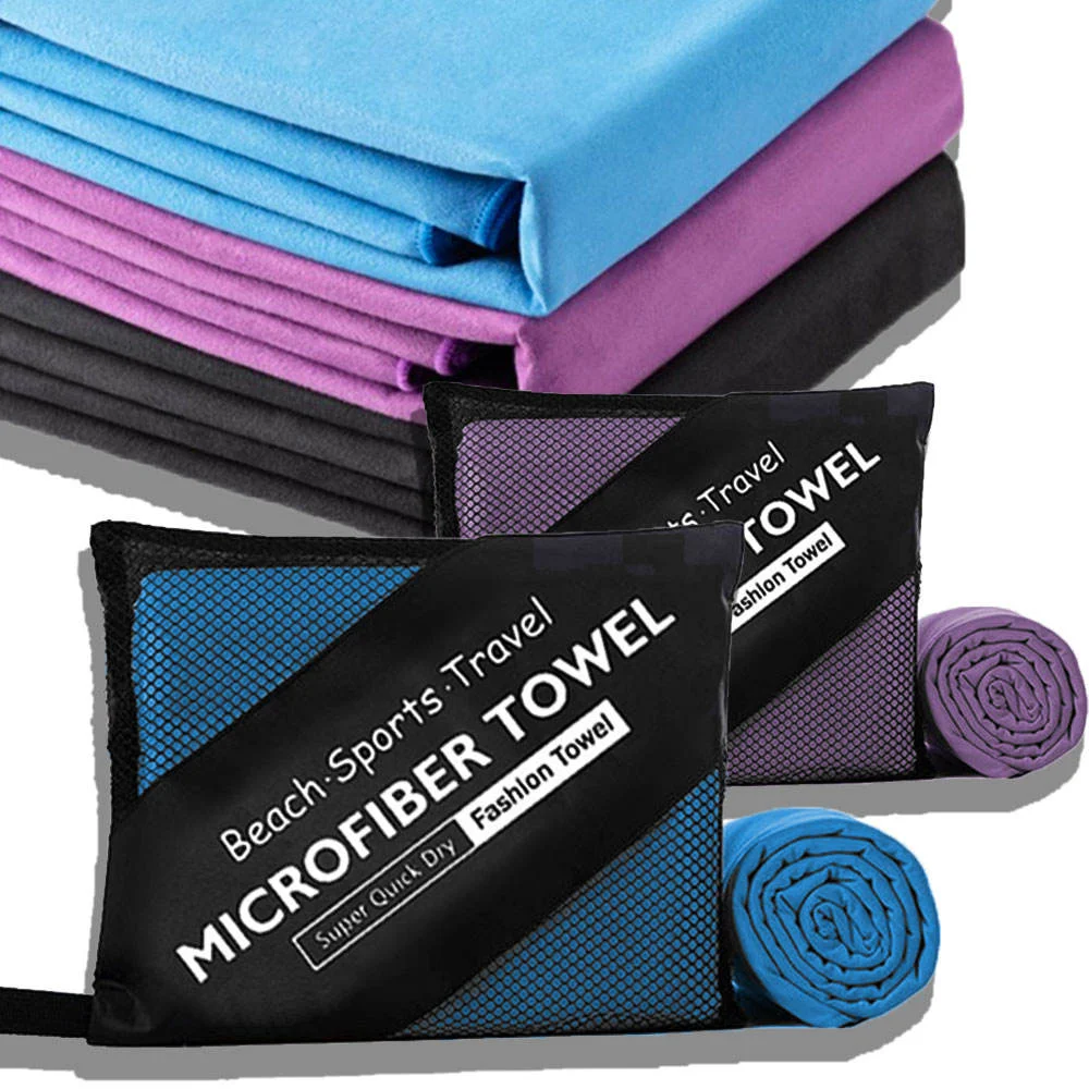 Microfiber Fitness Towel Bath Towel Set Sweat Absorbent Sports Towel Yoga Towel Fitness Towel Gym Towel Suitable for Travel