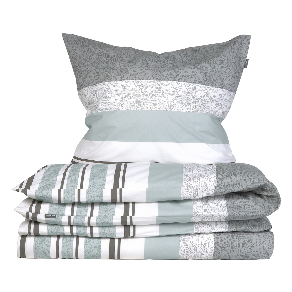 Schiesser Bettwäscheset Adele - Renforcé - 2-teilig - 135 x 200 cm - Grau Image