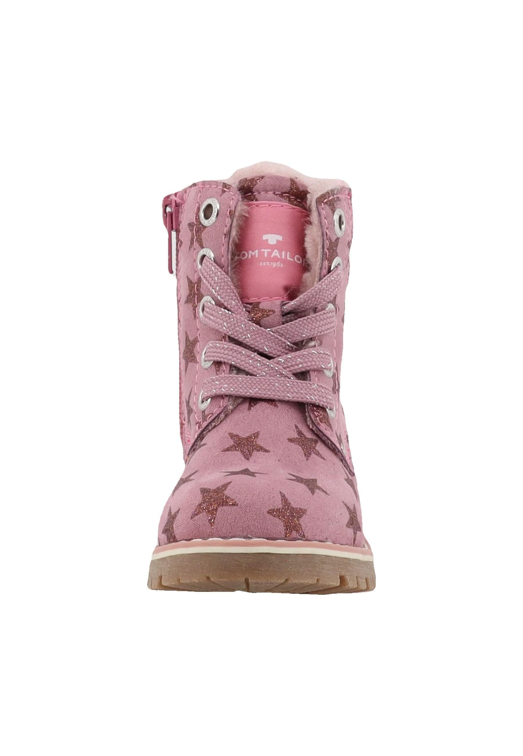 Stiefel TOM TAILOR "Tom Tailor Tall Boots", Mädchen, Gr. 30, old rose, Schuhe Stiefel